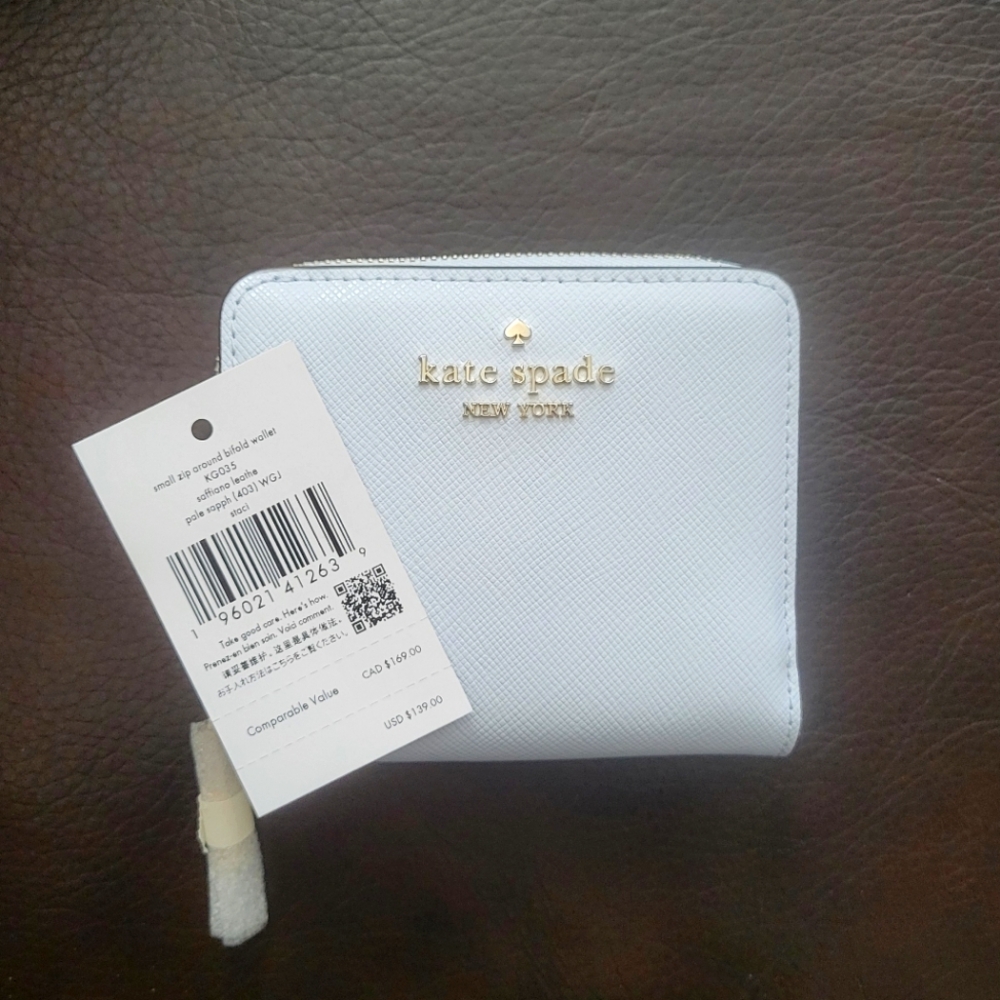 🎀NWT🎀 Kate Spade Staci Small Zip Around Bifold Wallet - Picture 3 of 4